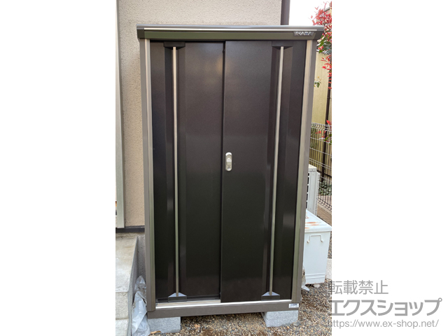 神奈川県川崎市のの物置・屋外倉庫 ナイソーシスター　900×480×1603 KMW-095D-CB 施工例