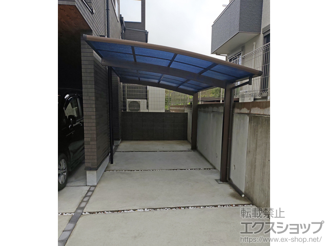長崎県諫早市ののカーポート プレシオスポート 積雪〜20cm対応 施工例