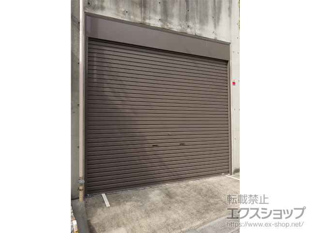 神奈川県川崎市ののガレージシャッター プラテアII スチールタイプ 手動式 施工例