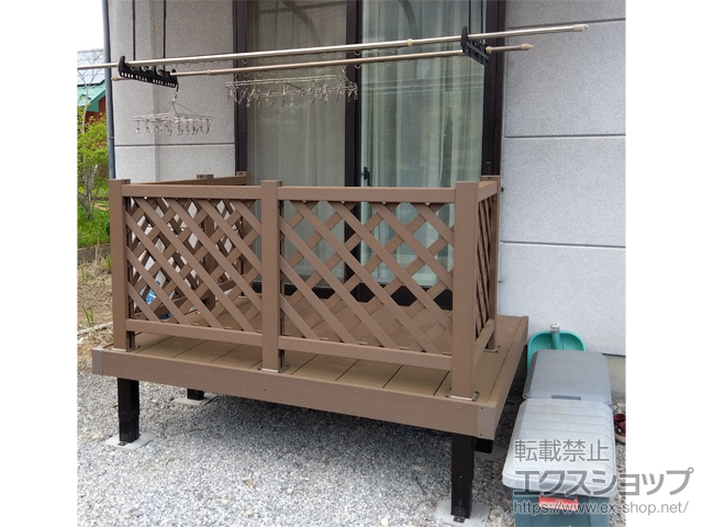 長野県北佐久郡立科町ののウッドデッキ マージウッドデッキ 施工例