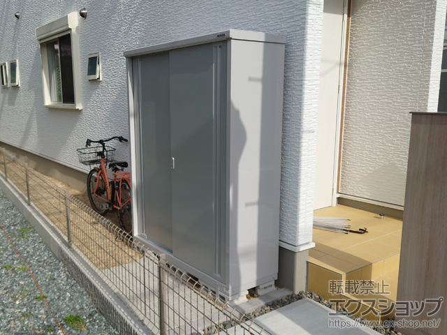愛知県名古屋市のの物置・屋外倉庫、カーポート シンプリー 一般型 1520×515×1903 MJX-155E-P-PS 施工例