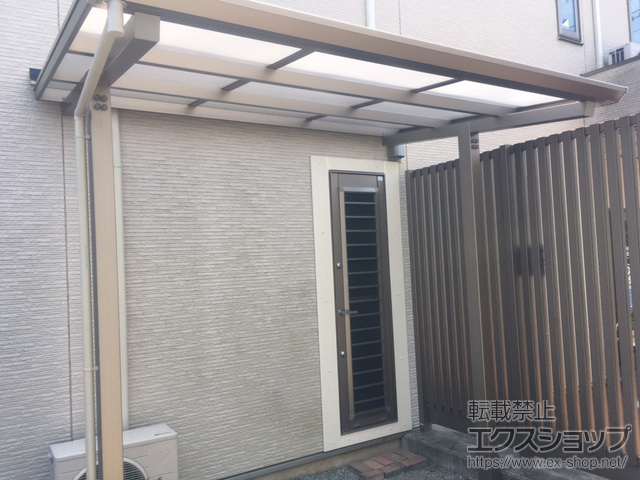 東京都町田市ののテラス屋根 セパーネ テラスタイプ 単体 積雪〜20cm対応 施工例