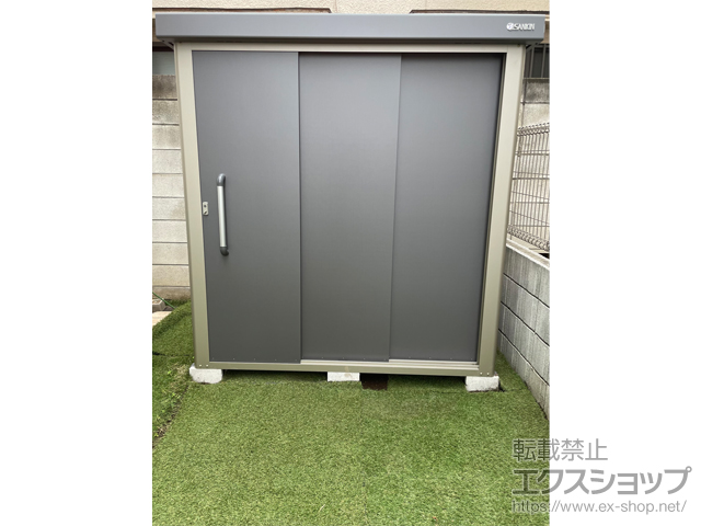 東京都練馬区のの物置・屋外倉庫 エスケーエイト SK8-70 一般型 1800×1200×1940 SK8-70-GK 施工例