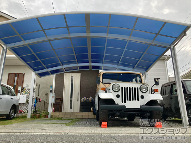 熊本県熊本市ののカーポート レイナツインポートグラン　積雪〜20cm対応 施工例