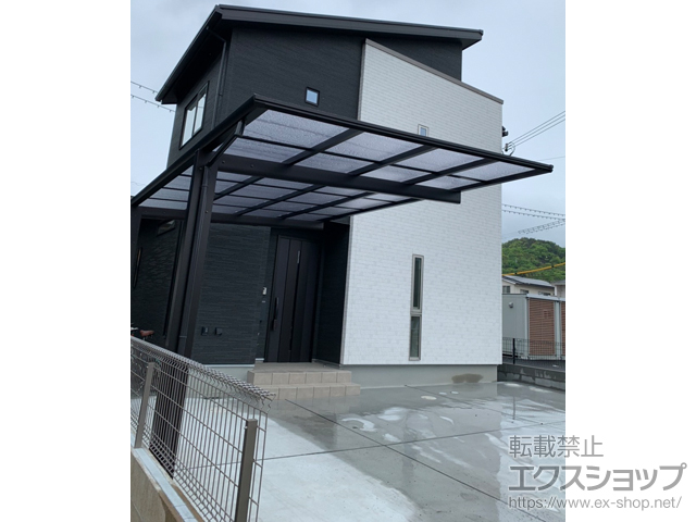 兵庫県姫路市ののカーポート エフルージュグラン　積雪〜20cm対応 施工例