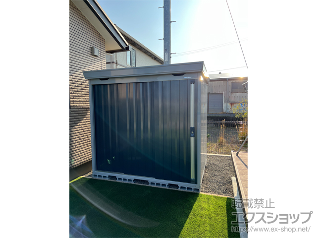 愛媛県新居浜市のの物置・屋外倉庫 FORTA 一般型 2210×1530×2085 FS-2215S-CG 施工例