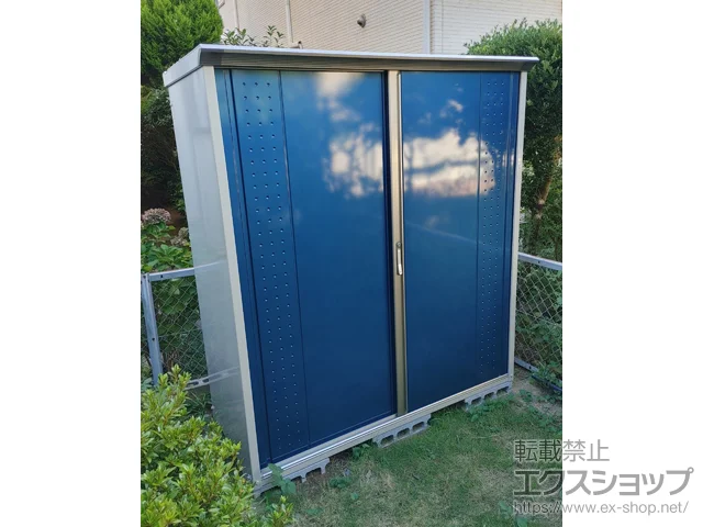 千葉県千葉市ののテラス屋根、物置・収納・屋外倉庫、ウッドデッキ グランプレステージジャンプ 1695×750×1900 GP-177A-T-DB 施工例