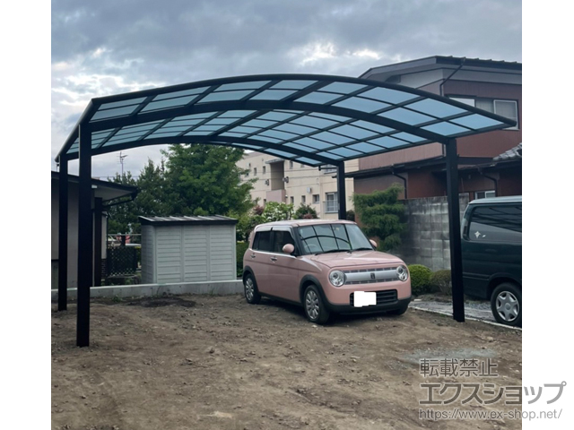 群馬県渋川市ののカーポート レイナツインポートグラン　積雪〜20cm対応 施工例
