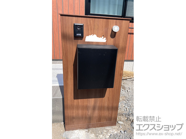 群馬県渋川市のの機能門柱・ポスト ウォールスクリーン ファンクション門袖 #06 施工例