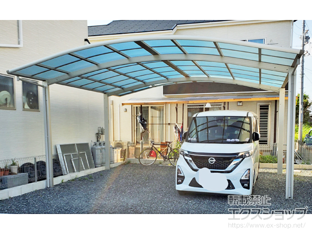愛知県愛西市ののカーポート レイナツインポートグラン　積雪〜20cm対応 施工例