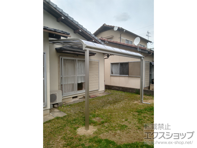 京都府宮津市ののテラス屋根 ソラリア R型 1500 テラスタイプ 単体 積雪〜50cm対応 施工例