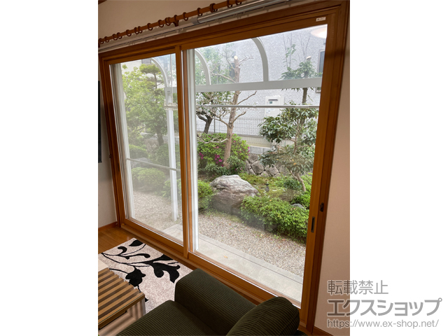 兵庫県川西市のの二重窓（内窓） インプラス 引違い窓 2枚建 施工例