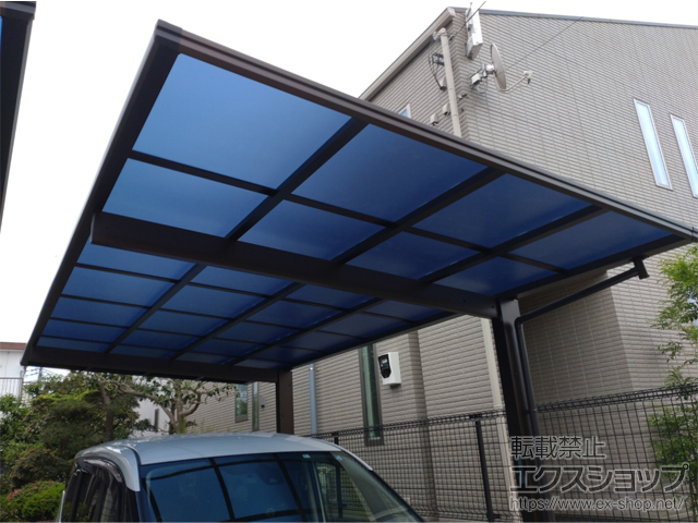神奈川県藤沢市ののサイクルポート・駐輪場 エフルージュ ミニZ FIRST 積雪〜25cm対応 施工例