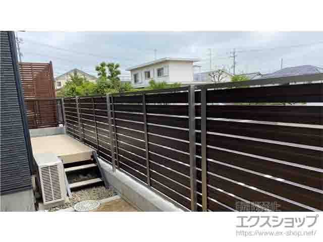 愛知県尾張旭市ののフェンス・柵 モクハイフェンス　フリーポールタイプ 施工例