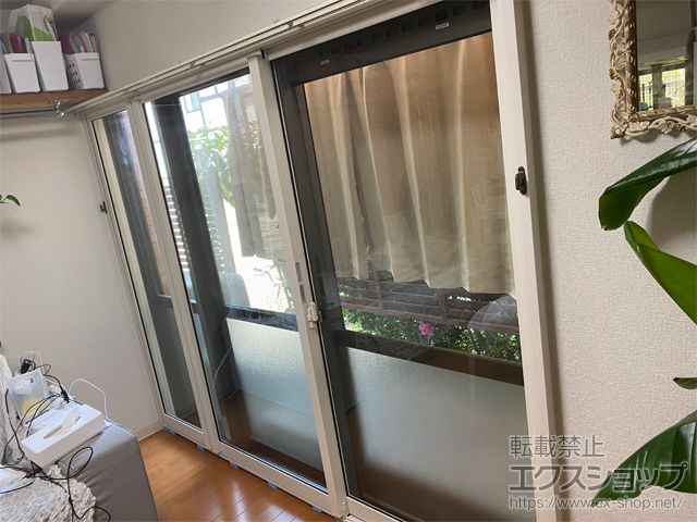 神奈川県川崎市のの二重窓（内窓） インプラス 引違い窓 3枚建（内内外仕様） 施工例