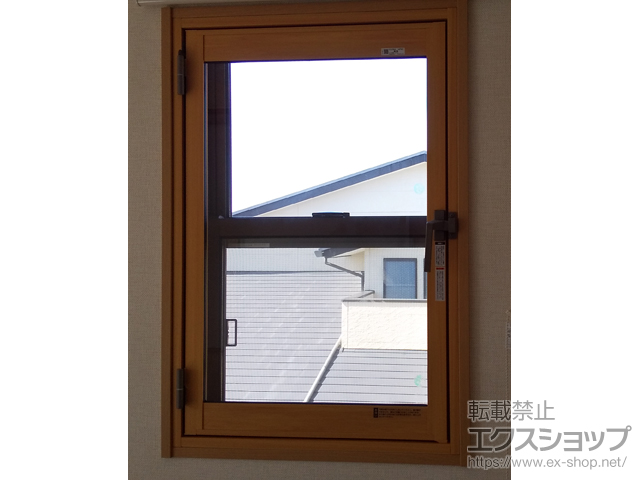 千葉県千葉市のの二重窓（内窓） インプラス 開き窓 外観左吊元 施工例
