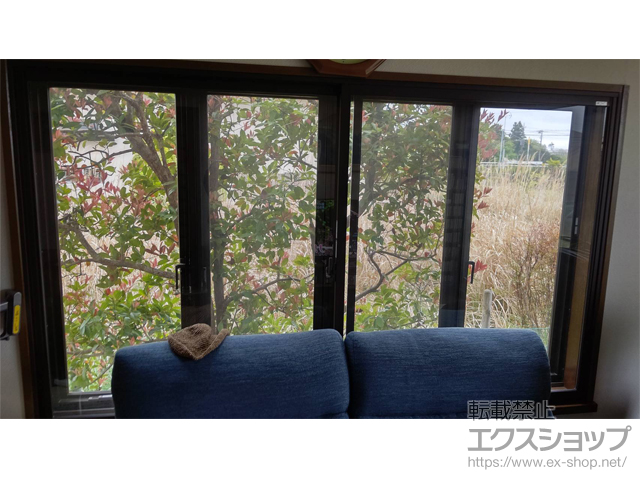 千葉県大網白里市のの二重窓（内窓） インプラス 引違い窓 2枚建 施工例