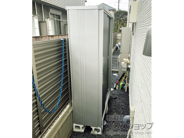 東京都府中市のの物置・屋外倉庫 エスモ 一般型 1500×537×1914 ESF-1505A-WE 施工例