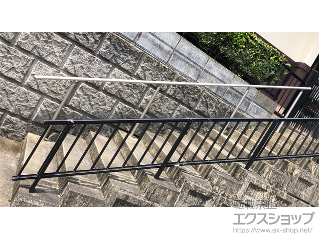 長崎県諫早市のの手すり パルトナーUDフェンス1型(手すり) 笠木のみタイプ 施工例