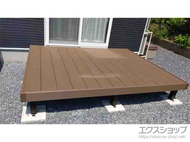 宮城県大崎市ののウッドデッキ マージウッドデッキ 施工例