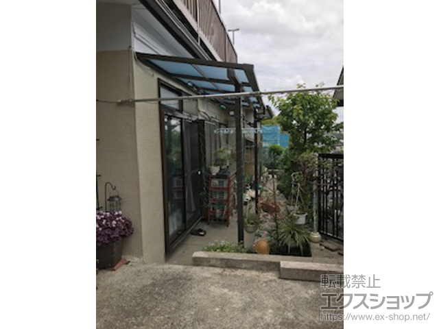 神奈川県横浜市ののテラス屋根 スピーネ F型 テラスタイプ 単体 積雪〜20cm対応 施工例