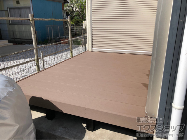 神奈川県相模原市ののウッドデッキ マージウッドデッキ 施工例