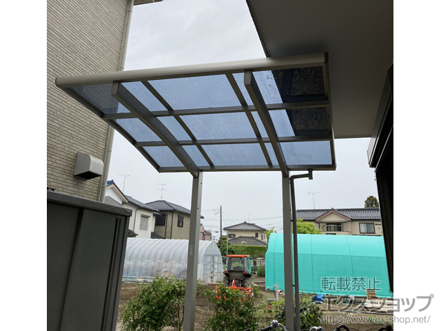 埼玉県春日部市ののサイクルポート・駐輪場 レイナポートグランミニ 積雪〜20cm対応 施工例