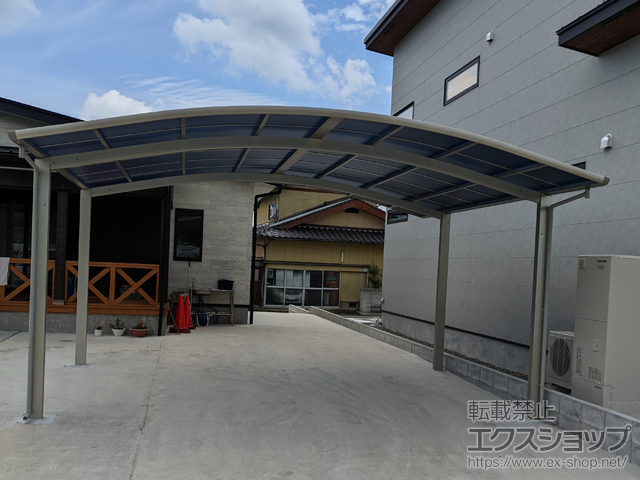 佐賀県西松浦郡有田町ののカーポート プレシオスポート ワイド 積雪〜20cm対応 施工例