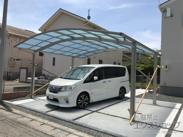 静岡県焼津市ののカーポート レイナツインポートグラン　積雪〜20cm対応 施工例