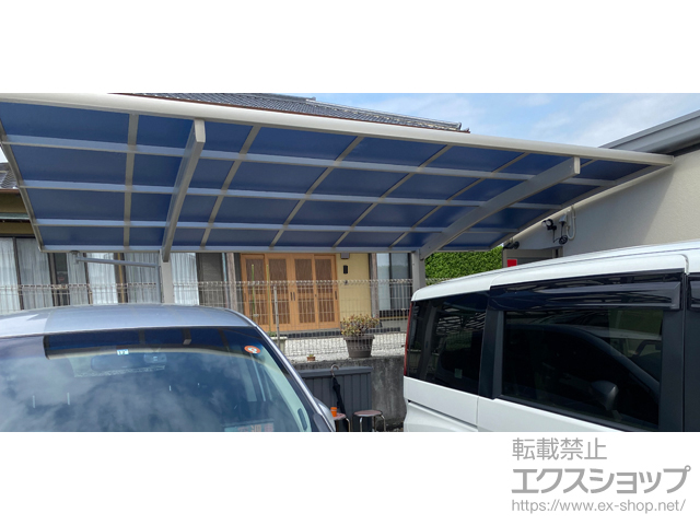 静岡県沼津市ののカーポート プレシオスポート 積雪〜20cm対応 施工例