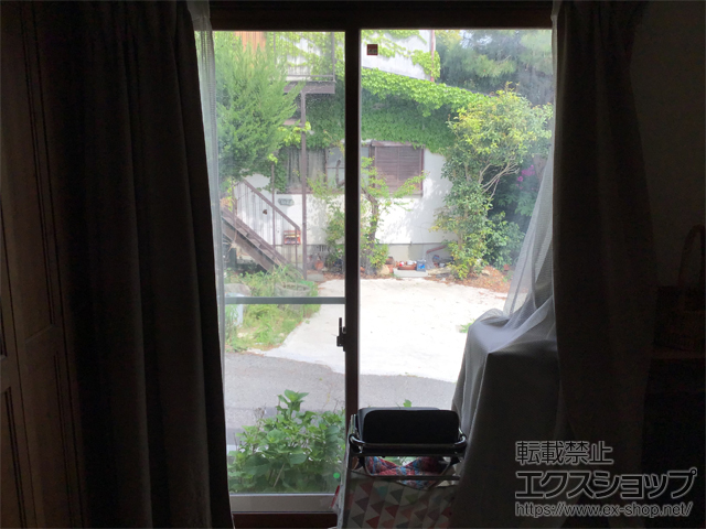 広島県広島市のの二重窓（内窓） 【02／2F LDK】インプラス 引違い窓 2枚建 施工例