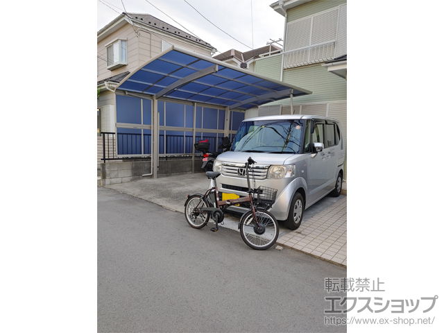神奈川県茅ヶ崎市ののカーポート プレシオスポート 積雪〜20cm対応 施工例