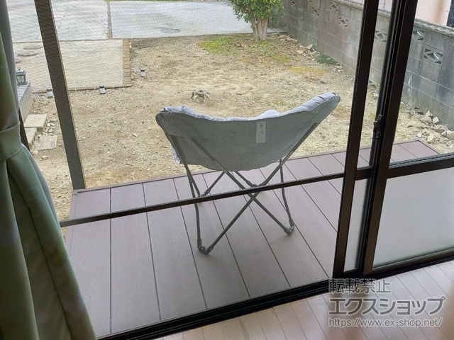 奈良県生駒郡平群町ののウッドデッキ マージウッドデッキ 施工例
