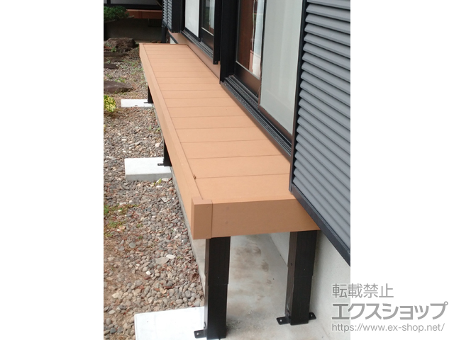 佐賀県鹿島市ののウッドデッキ リウッドデッキ 200 施工例