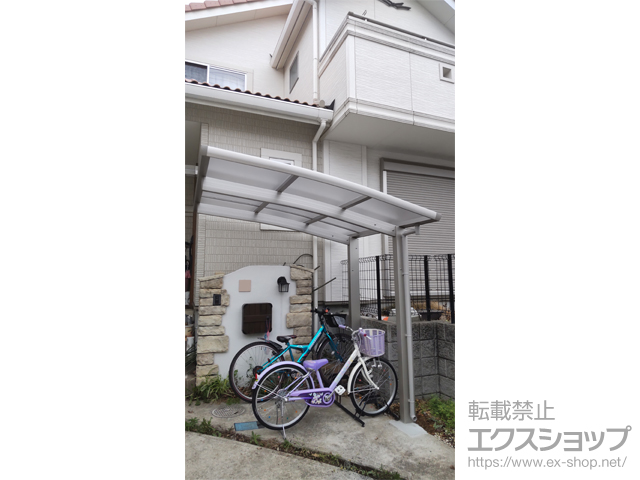 千葉県柏市ののサイクルポート・駐輪場 レイナポートグランミニ 積雪〜20cm対応 施工例