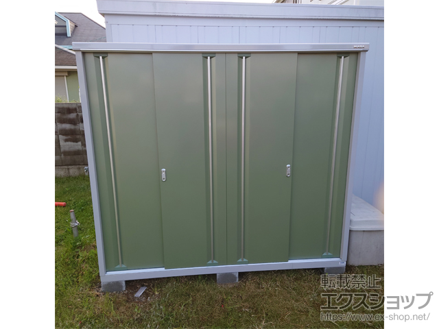 兵庫県神戸市のの物置・屋外倉庫 シンプリー 一般型 MJX-219E-JG 施工例