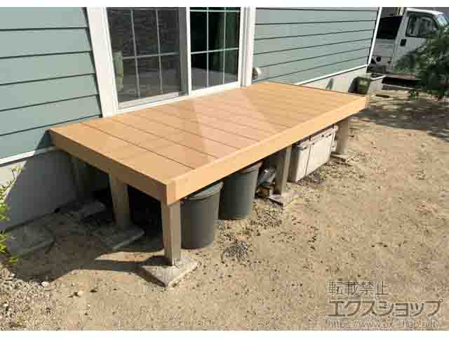 愛知県半田市ののウッドデッキ リウッドデッキ 200 施工例