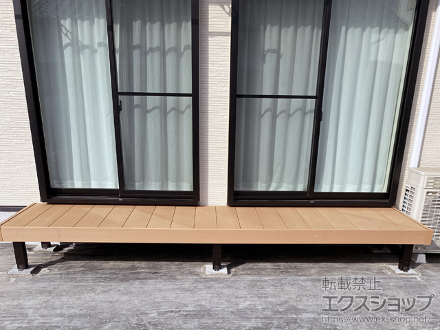栃木県小山市ののウッドデッキ マージウッドデッキ 施工例