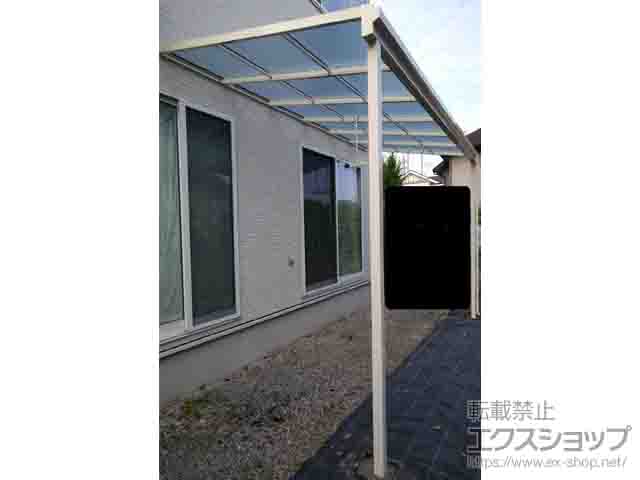 群馬県前橋市ののテラス屋根 ソラリア F型 テラスタイプ 単体 積雪〜20cm対応 施工例