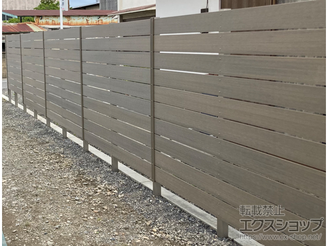 長野県松本市ののフェンス・柵 プラド/one(ワン)フェンス ジョイントあり仕様 高尺タイプ 施工例
