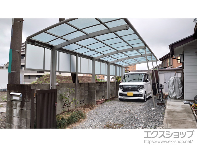 埼玉県さいたま市ののカーポート レイナポートグラン 縦連棟　積雪〜20cm対応 施工例