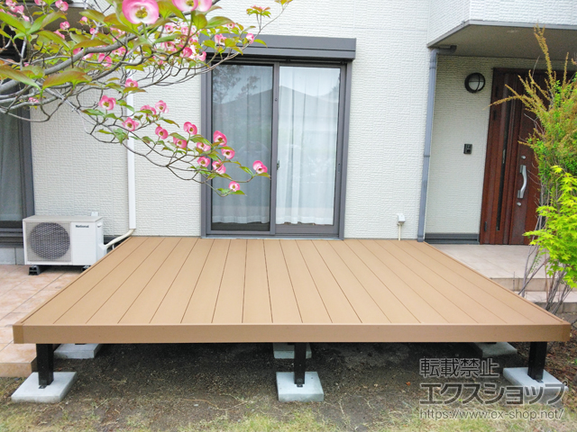 佐賀県佐賀市ののウッドデッキ リウッドデッキ 200 施工例