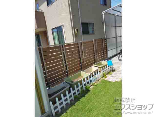 宮城県柴田郡大河原町ののフェンス・柵 モクハイフェンス　フリーポールタイプ 施工例