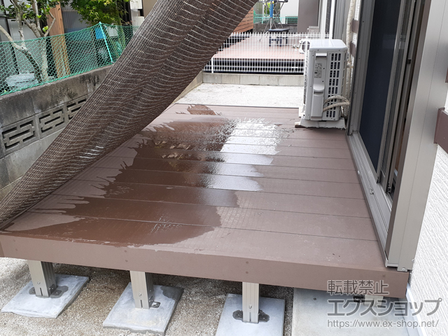 福岡県福岡市ののウッドデッキ マージウッドデッキ 施工例