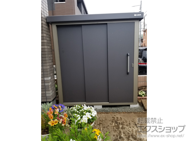 神奈川県横浜市のの物置・屋外倉庫 エスケーエイト SK8-70 一般型 1800×1200×1940 SK8-70-GK 施工例