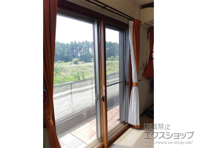 宮崎県児湯郡都農町のの二重窓（内窓） インプラス 引違い窓 2枚建 施工例