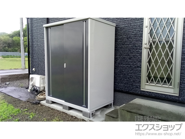 静岡県沼津市のの物置・屋外倉庫 シンプリー 一般型 1520×905×1903 MJX-159E-P-CG 施工例