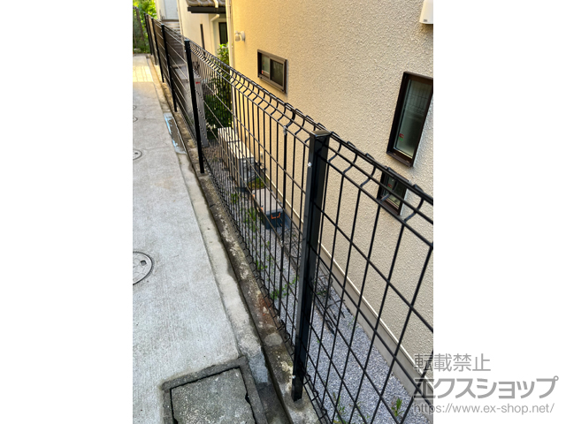 神奈川県川崎市ののフェンス・柵 ハイグリッドフェンスUF8型 フリーポールタイプ 施工例