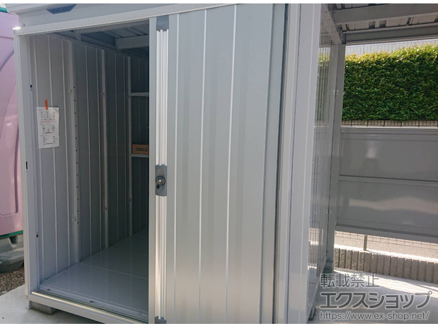 茨城県石岡市のの物置・屋外倉庫 FORTAウィズ 一般型 3580×1790×2085 左扉タイプ（FW-1818+18KS） FW-1818+18KS-PS 施工例