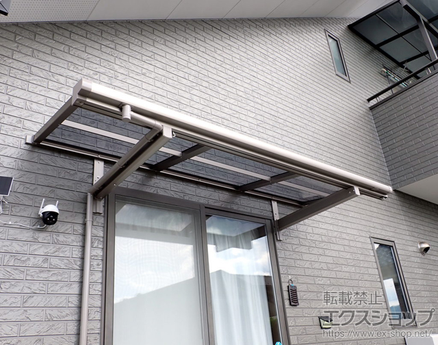 岩手県西磐井郡平泉町ののバルコニー・ベランダ屋根 スピーネ F型 1500 ルーフタイプ 単体 積雪〜50cm対応 施工例